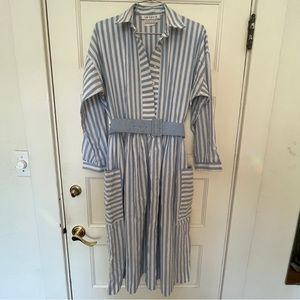 I. Magnin vintage striped dress